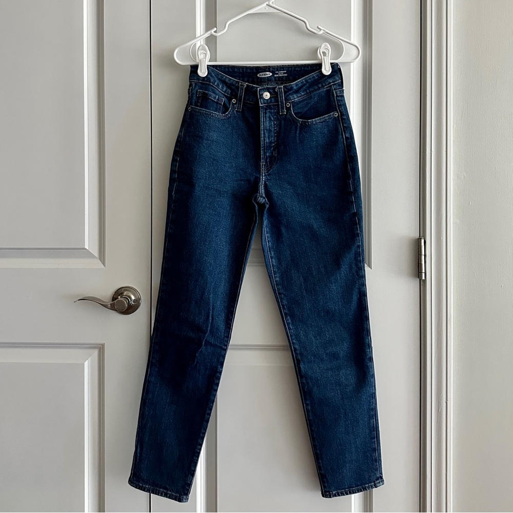 Old Navy Dark Wash O.G. Straight Jeans